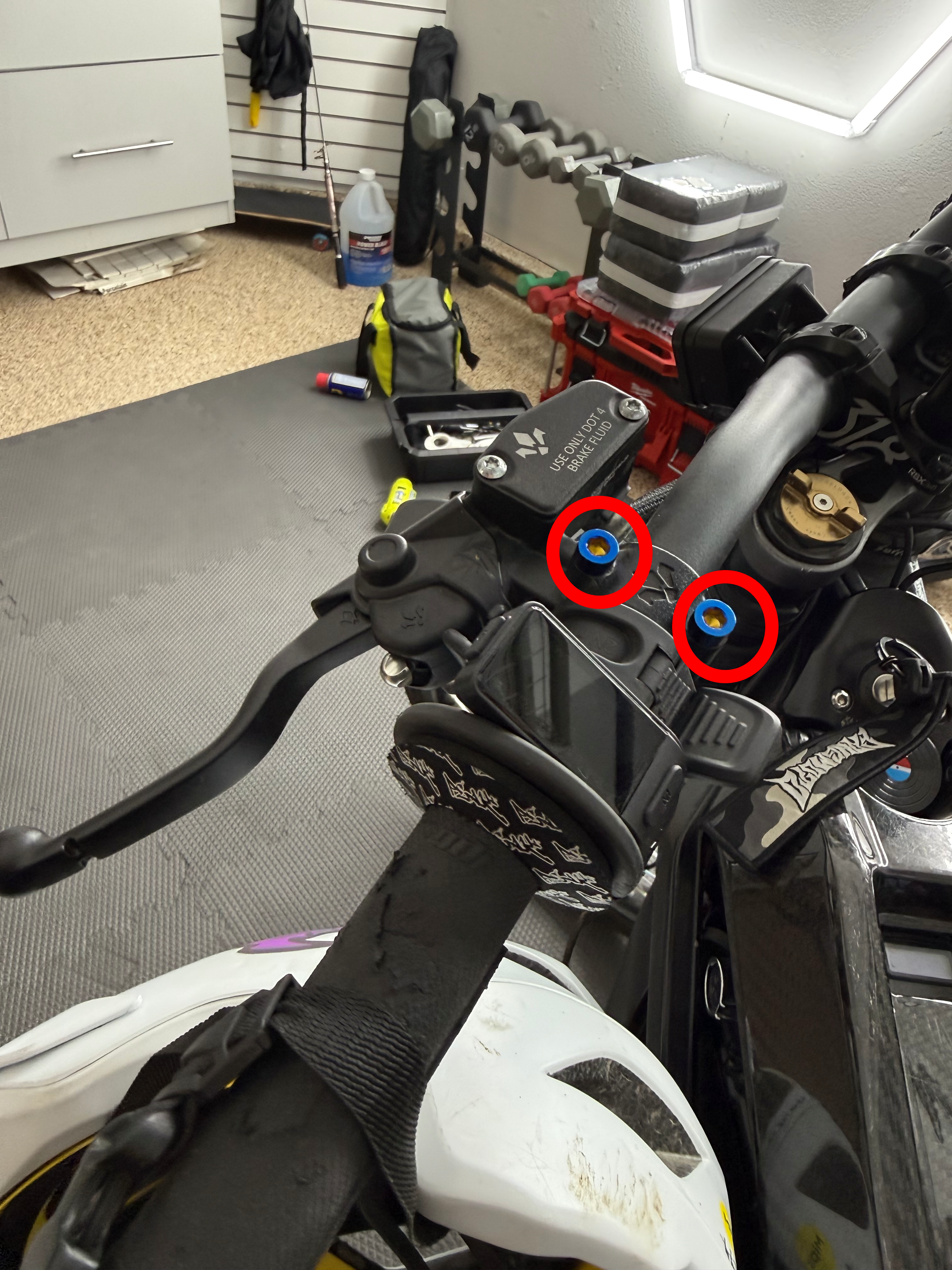 Titanium Formula Brake Mount Bolts