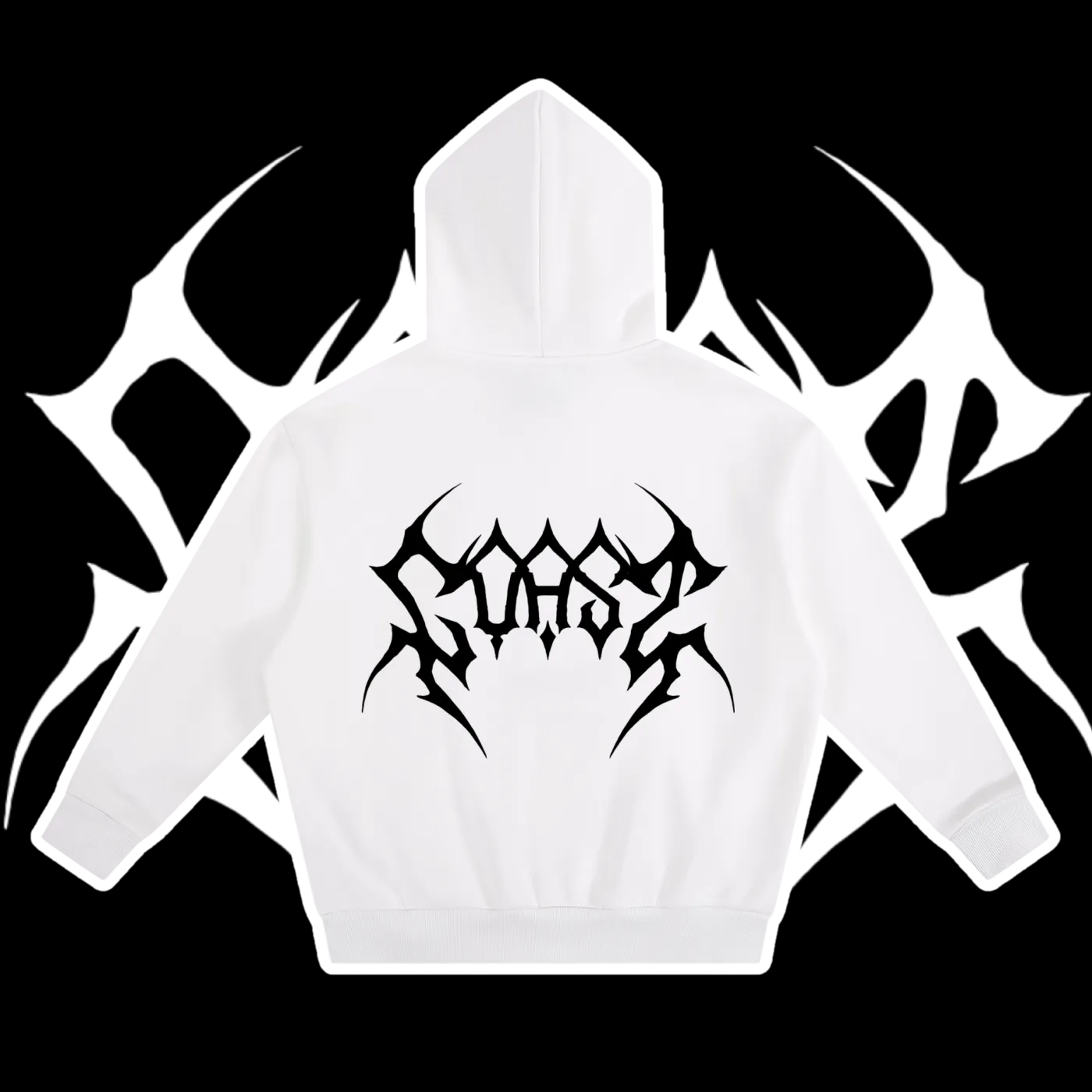 Coast White Fleeced Hoodie